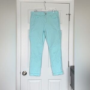 Lilly Pulitzer South Ocean high rise jeans size 12 pool blue